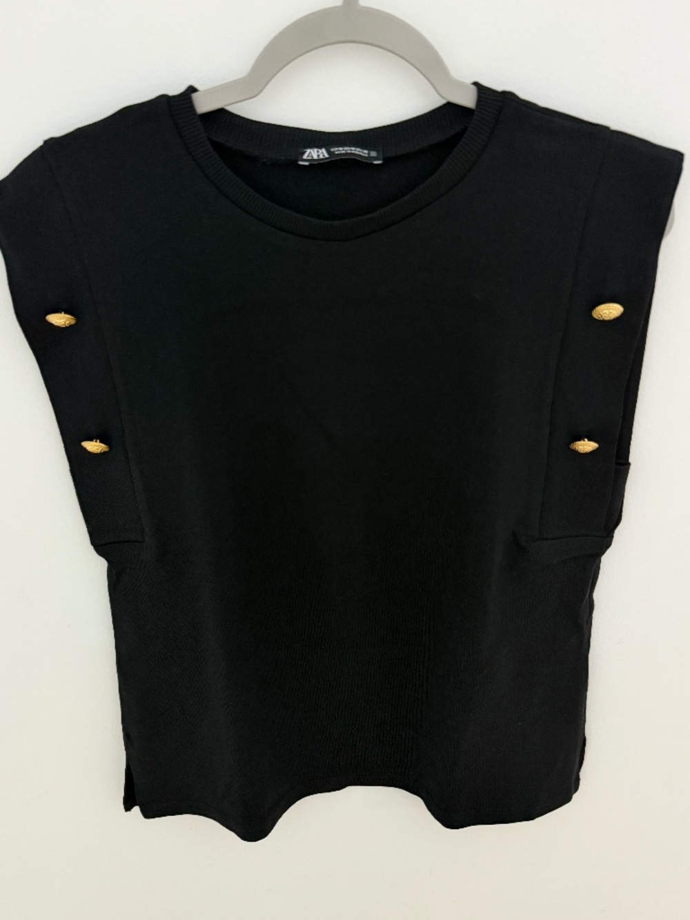 Zara Black and Gold T-shirt